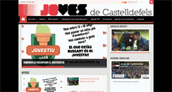 Desktop Screenshot of jovesdecastelldefels.org